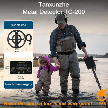 TC-200 Upgrade Metal Detector Underground Draad Ijzer Metalen Goud Detector Verstelbare Tracker Voor Schat Zoeken Nieuwe detect