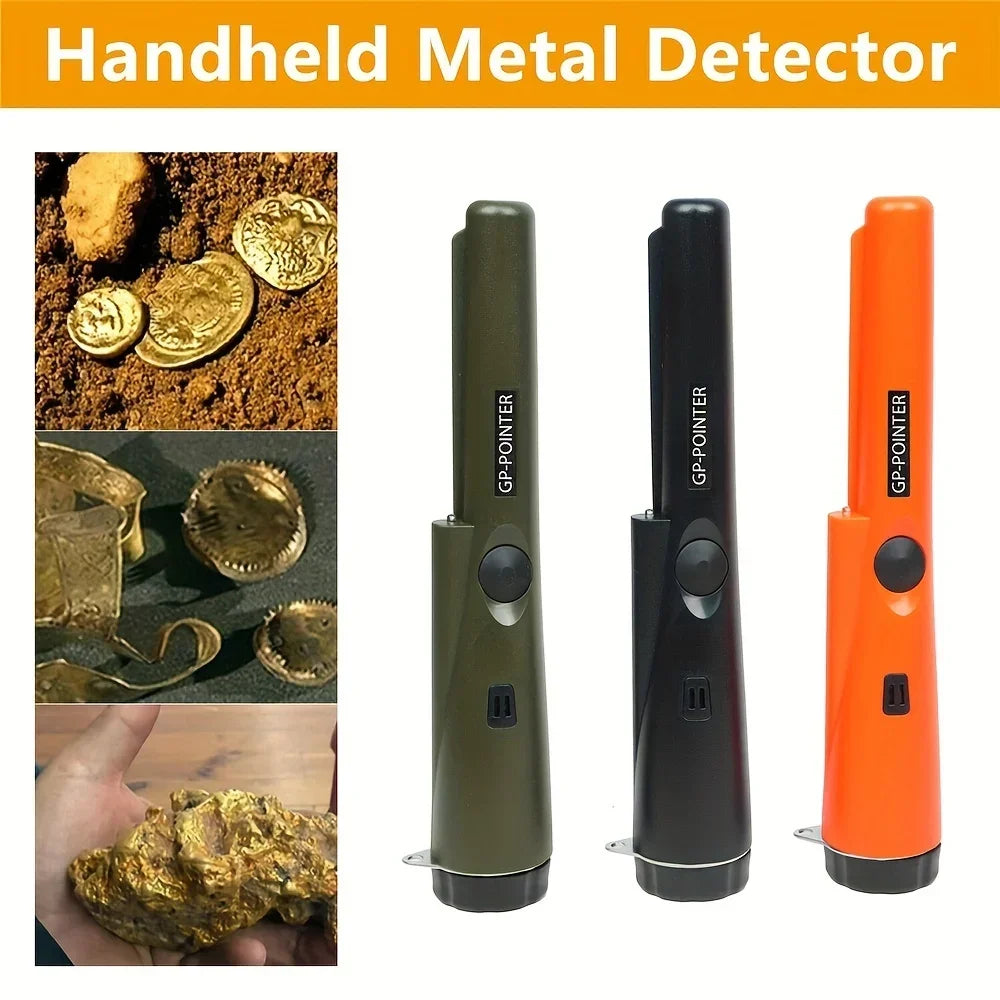 GP-pointer Pinpointing For Treasure Search Waterproof Positioning Rod Detecting With Bracelet LED Lights Handheld Metal Detector