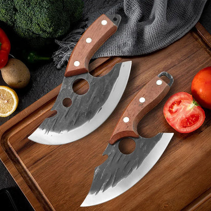 Forging Small Kitchen Knives Boning Knife Ring Knife Kitchen Cleaver Small Machete Knife for Killing Fish Slicing Knife