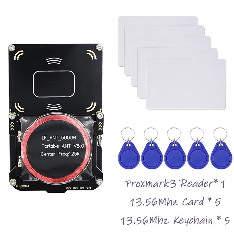 NEW Proxmark3 512M RFID Card Reader IC/ID Key Writer NFC 5.0 Smart Chip Copier Programmer Kit UID S50 Decoding Duplicator