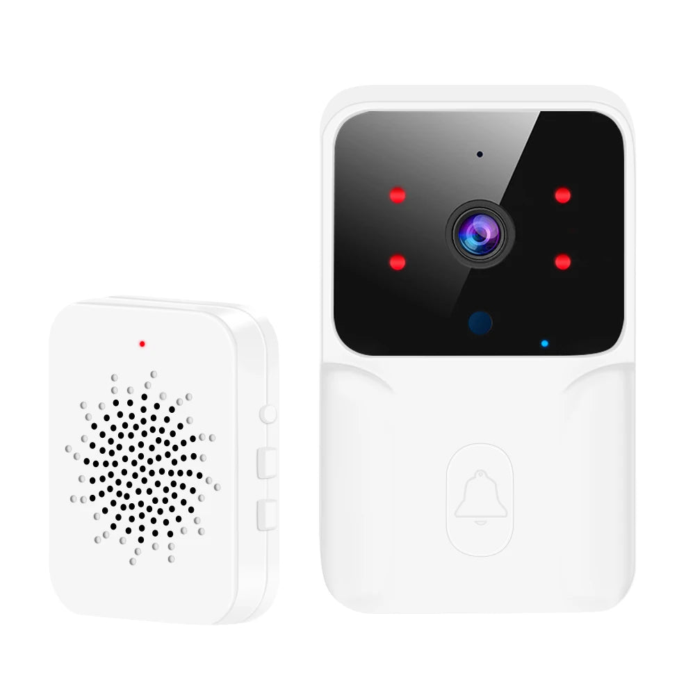 WiFi Doorbell Home Tuya WiFi Wireless Doorbell DC AC Battery Powered Camera Bell with Alexa Google Doorbell Camera