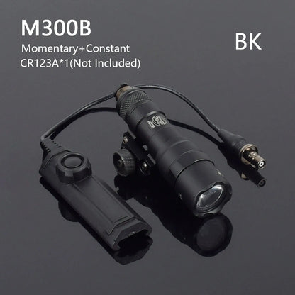 Tactical Surefire M300 M300A MINI Scout Light Rifle Hunting LED Flashlight Airsoft Weapon Gun Light Lanterna Torch AR15 HK416