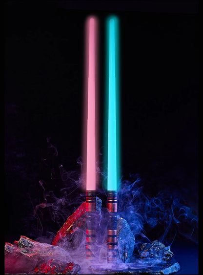 REikirc 75cm RGB  Lightsaber 2 in 1 7 colors Light Saber for 3+ Kids Laser Sword Toy Party Glow Swords