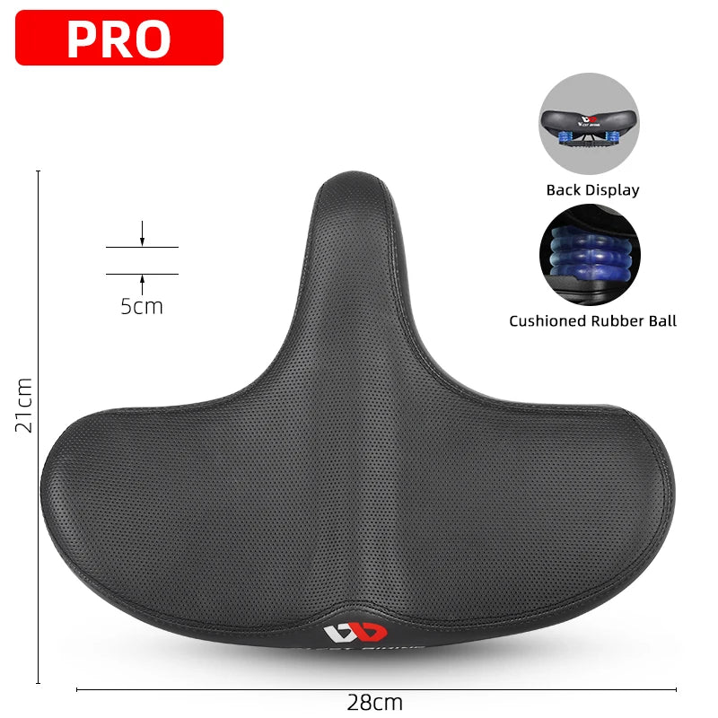 WEST BIKING Ergonomic Bicycle Saddle Long Distance Cycling Widen Thicken Cushion MTB Touring Bike Saddle Comfortable E-Bike Seat