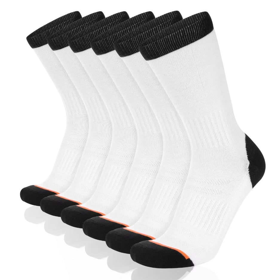 5 Pairs Of Men's Socks, Autumn And Winter Vintage Fun Fashion Athletic Socks, Sports Trend Socks