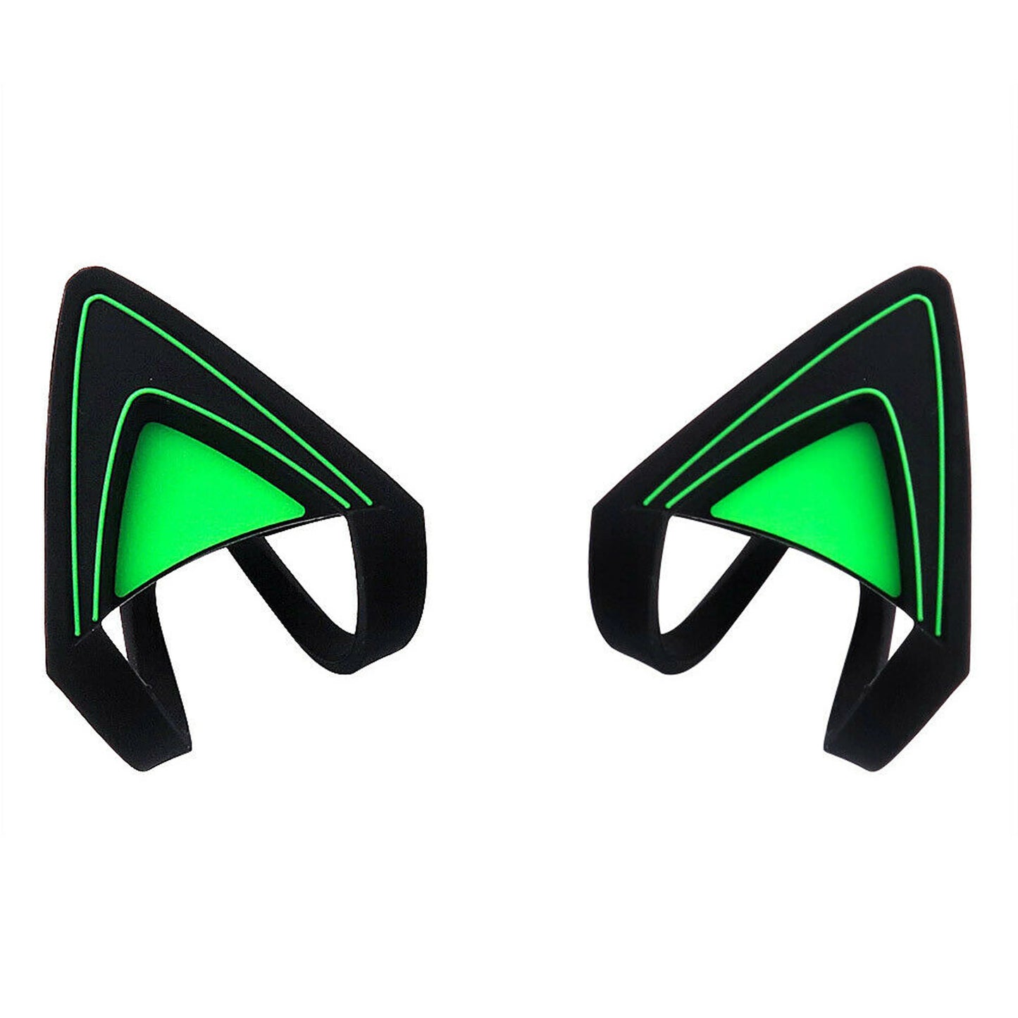 1 Pair Kitty Cat Ears 3 Colors for RAZER Kraken V2 special / Kraken 2019 / Kraken TE / 7.1 V2 Headphone Headset Customer DIY