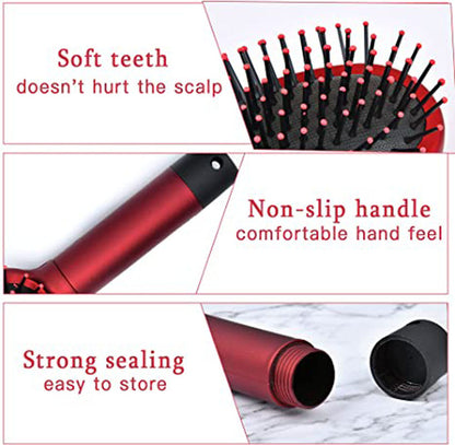 Hair Comb Secret Stash Hidden Safe Diversion Brush Key Safe Box Hiding Diamond Jewelry Storage Discreet Secret Removable Lid