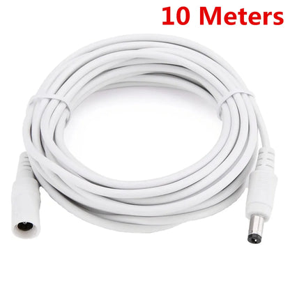 DC Extension Cable 5.5x2.1mm Connector Power Cord Cable Extender For CCTV Security Camera 12 Volt Extension Cord