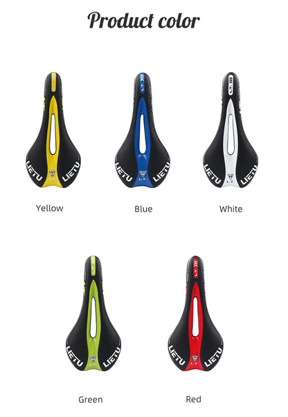 LIETU Bicycle Saddle MTB Road Bike Cycling Silicone Skid-proof Saddle Seat Silica Gel Cushion Seat Leather Front Seat Mat