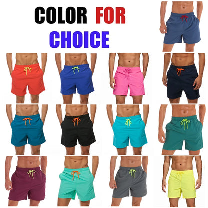 ESCATCH Man Swimwear Swim Shorts Trunks Beach Board Shorts Swimming Pants Swimsuits Mens Running Sports Surffing Shorts