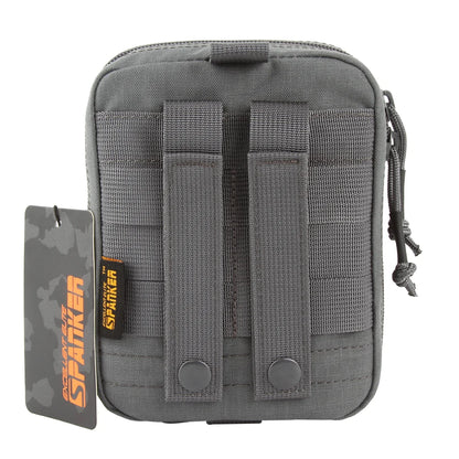 EXCELLENT ELITE SPANKER Tactical  EDC Pouch Molle Multifunctional Pouch Double Zipper Waist Pack Magic Tape Tool Bags