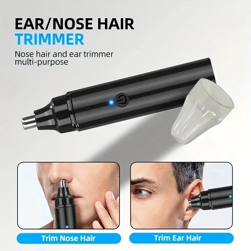 Xiaomi Electric Nose Ear Hair Trimmer Remover Fast Charging USB Type-C Charging Home LED Display Safety Face Cleaning Care Kit