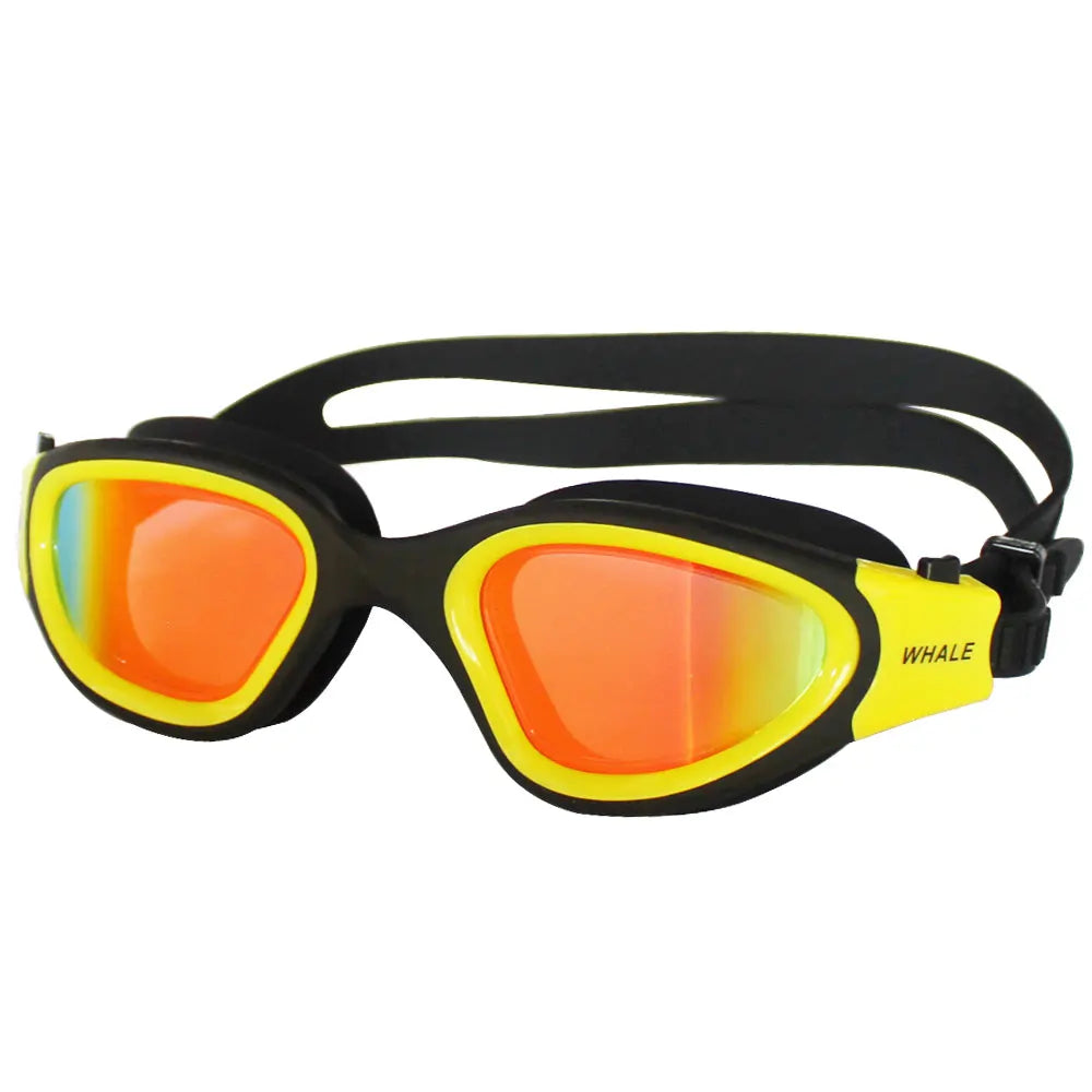 Gafas de natación profesionales antivaho para adultos, con protección UV, para hombres y mujeres, de silicona, ajustables e impermeables, para nadar en la piscina