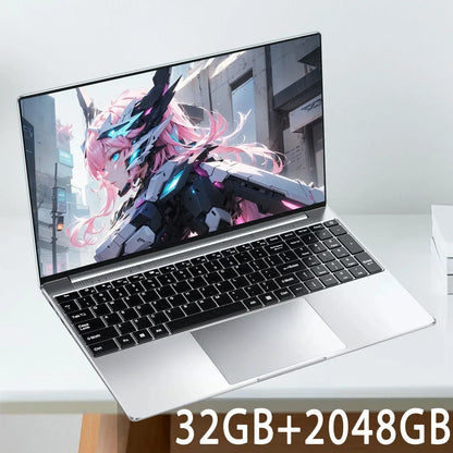 15.6"Laptop Intel Celeron N5095 notebook gamer 32GB RAM 2TB SSD Office Study PC Computer Windows 11 1920*1080 Resolution laptop