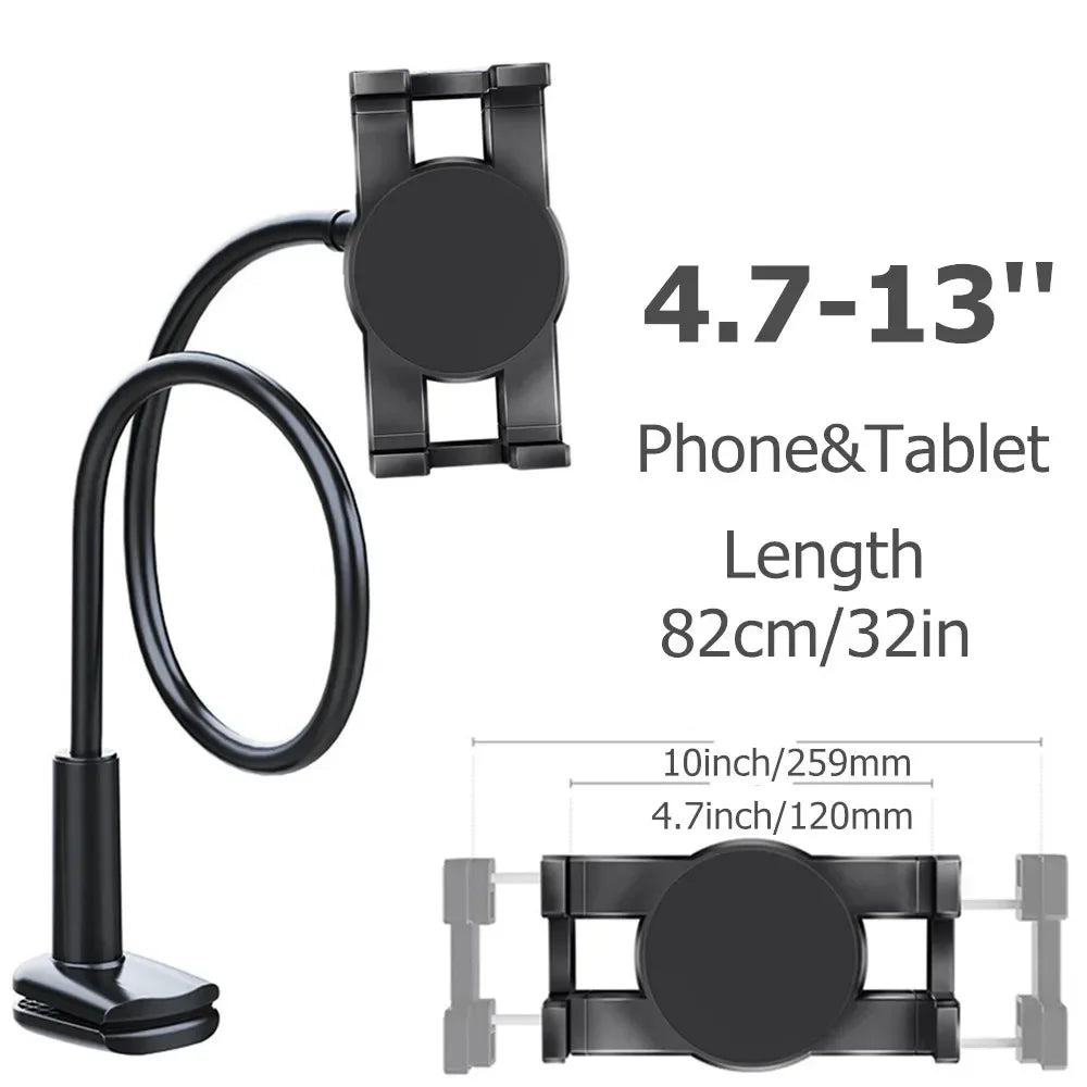 Flexible Long Arm Tablet Stand Holder for Bed Desk 5-11’’ Phone Tablet Support for Xiaomi Huawei Samsung Teclast IPad Tab Stand