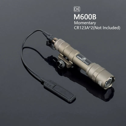 Tactical Surefire M600 M600B M600C Weapon Gun light Lanterna Rifle Flashlight Pistol Scout Light Torch Hunting Pictinny Rail