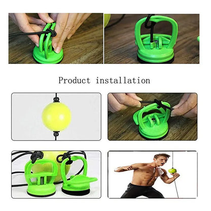 1pc sucker suspension type boxing speed ball home fitness boxing training ball body can train