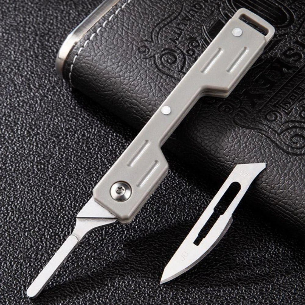 Mini Performance Folding Machinery Cost Scalpel Medical Folding Knife EDC Outdoor Unpacking Pocket Knife