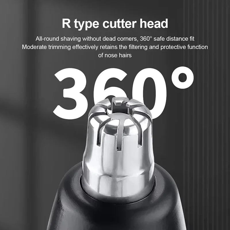 Xiaomi Electric Nose Ear Hair Trimmer Remover Fast Charging USB Type-C Charging Home LED Display Safety Face Cleaning Care Kit