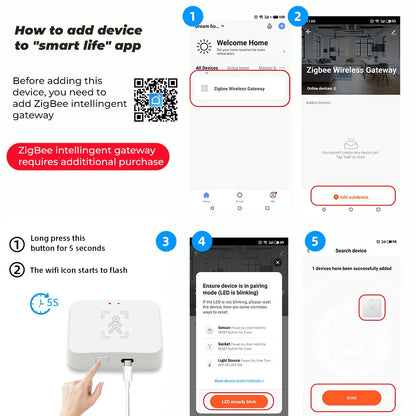 Detector de presencia humana Tuya Zigbee Smart Life MmWave Radar PIR Sensor de movimiento con detección de distancia de luminancia Monitor de respiración