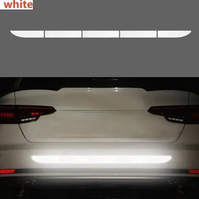 Car Sticker Reflective Warning Safety Tape Anti Collision Warning Reflective Sticker for Automobile Trunk Night Reflective