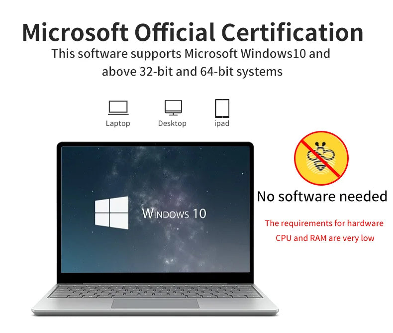 Para Windows 10 11 Hello Módulo de escáner de lector USB de inicio de sesión de huella dactilar biométrica Dispositivo Clave de seguridad biométrica Cuenta segura Inicio de sesión