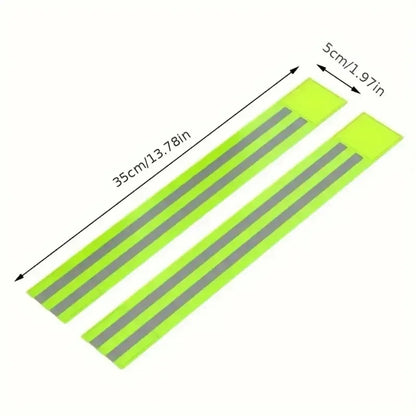 Reflect Straps for Night Walking Cycling Running Safety Reflector Tape Reflective Bands for Wrist Arm Ankle Leg High Visibility