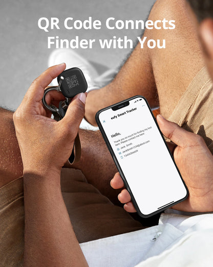 eufy Security SmartTrack Link Works With Apple Find My Key Finder Bluetooth Tracker Tag For Earbuds & Luggage Phone Finder IOS