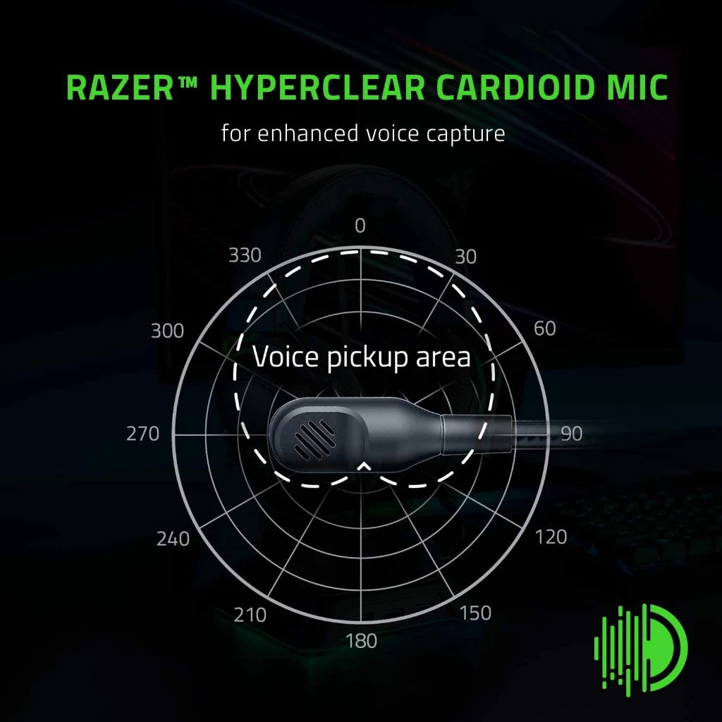 2023 Razer BlackShark V2 X Headphone Wired Gaming Headset: 7.1 Surround Sound- Game For PS4,PS5, Nintendo Switch, Xbox