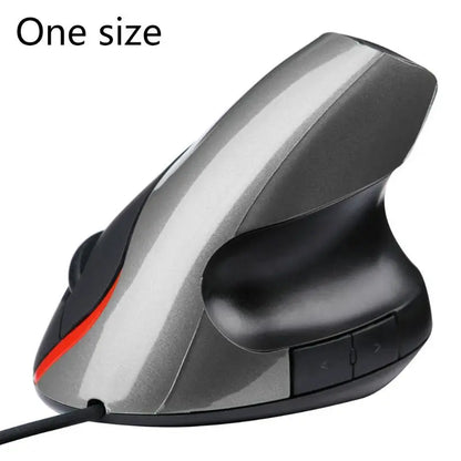 Wired Right Hand Vertical Mouse Ergonomic Gaming Mouse 1600DPI USB Optical Wrist Healthy Mouse for PC Computer Laptop