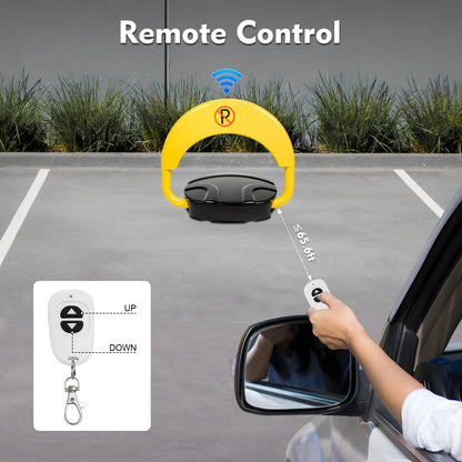 Car Parking Spot Lock Remote Control Foldable Barrier Auto Sensor Anti-Collision