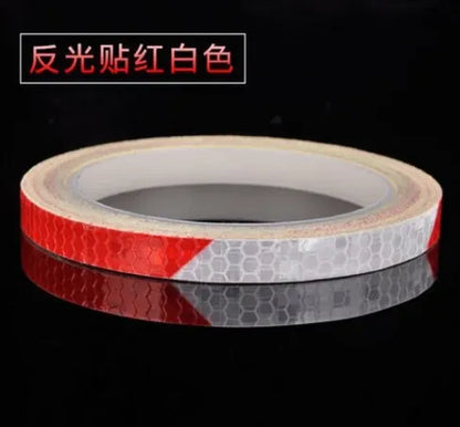 1cm*8m Bike Stickers Reflective Tape Fluorescent MTB Bike Bicycle Strips Cycling MTB Tapes for Bicycle Helmet Motorcycle Scooter