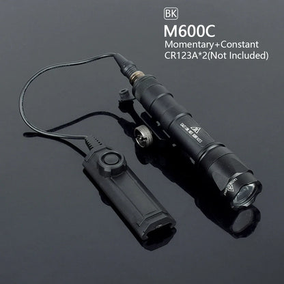 Tactical Surefire M600 M600B M600C Weapon Gun light Lanterna Rifle Flashlight Pistol Scout Light Torch Hunting Pictinny Rail