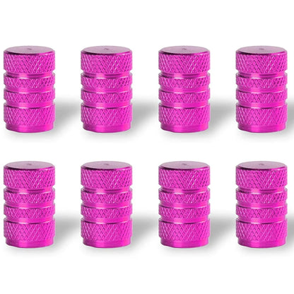 8Pc Tire Valve Caps Tyre Rim Stem Cover Dust Proof Auto Wheel Cap Aluminum Alloy Nipple Caps for Cars and Motorcycles Bikes