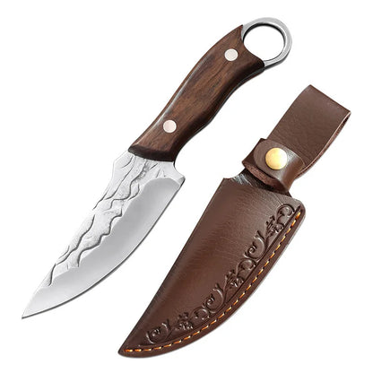 Afilador de huesos forjado a mano, mango de cuchillo para deshuesar, cuchillo pequeño para carne, afilado, duradero, práctico, cuchillo pequeño para cortar carne y fruta