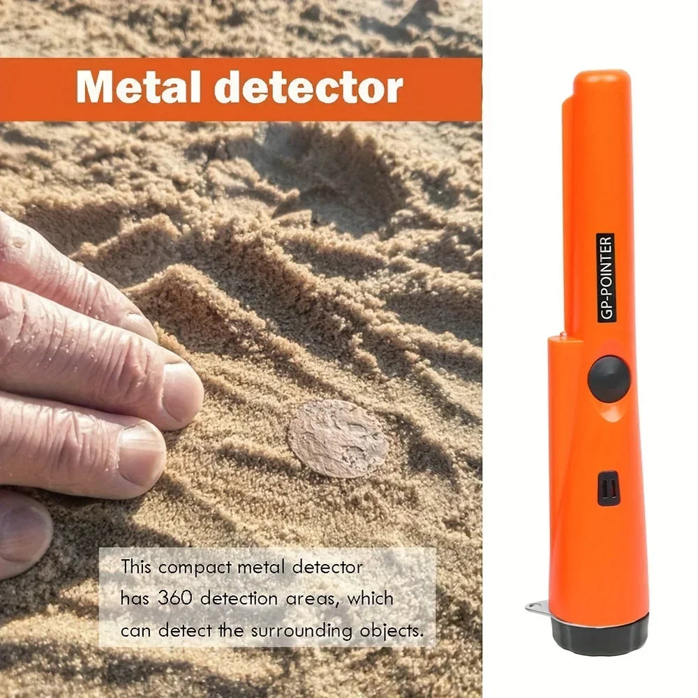 GP-pointer Pinpointing For Treasure Search Waterproof Positioning Rod Detecting With Bracelet LED Lights Handheld Metal Detector