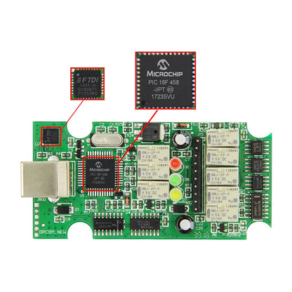 OPCOM V5 para Opel 2021 OP COM 1.70 actualización de firmware flash Cable de diagnóstico de coche OP-COM PIC18F458 CAN BUS OBD 2 OBD2 Herramientas automáticas