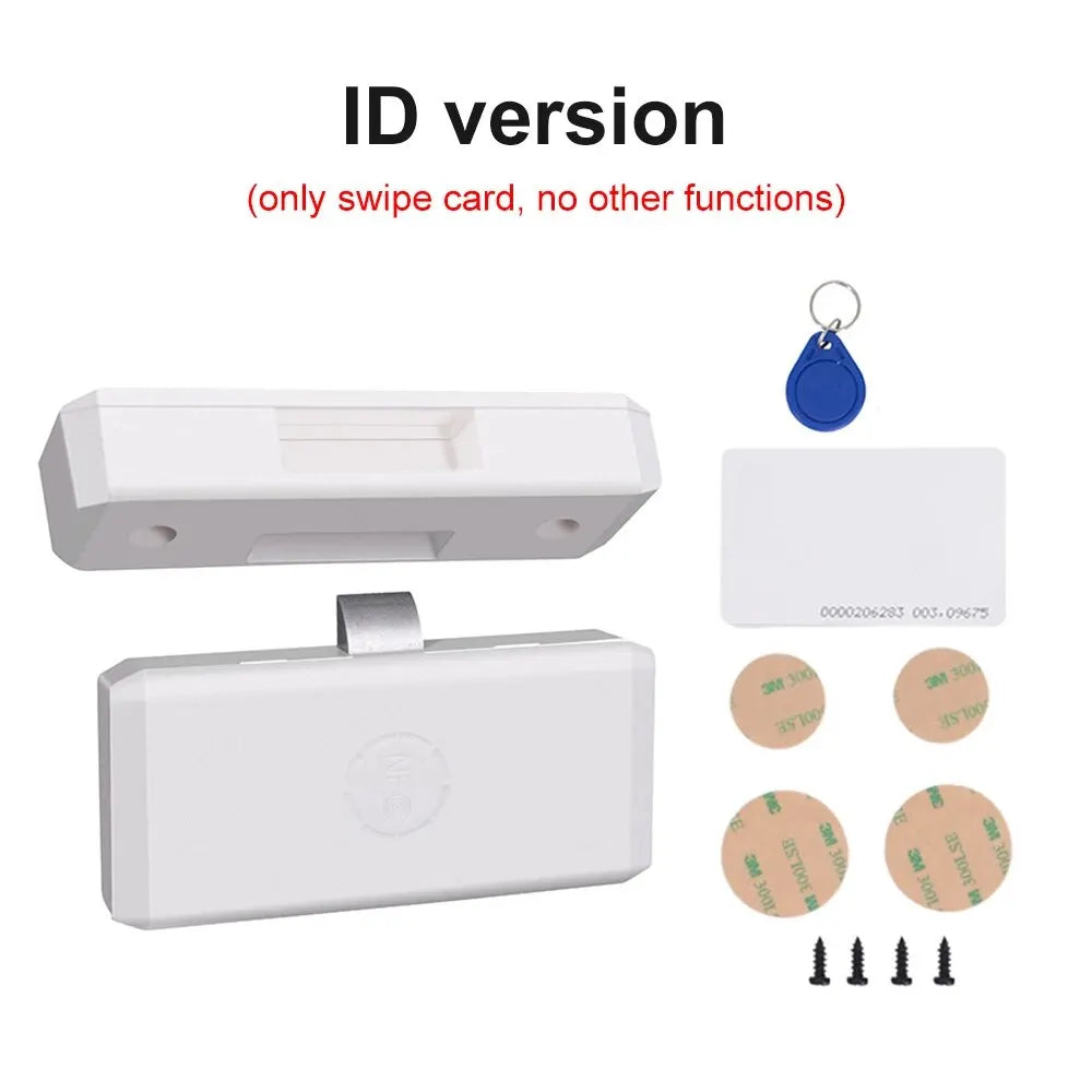 Smart Drawer Lock Tuya APP/EM Card Unlock No Hole File Cabinet Furniture Electronic Keyless Invisible NFC Sensor Locks Switch