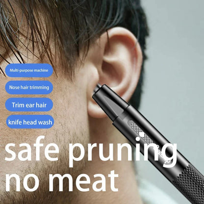 Nose Hair Trimmer USB Rechargeable Trimmer For Nose AndEar Hair Metal Shaver Electric Shaver Trim Nose Hair For Women And Men