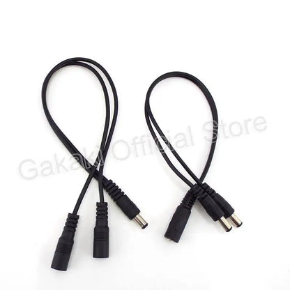 Female to Male Way Connector DC Plug Power Splitter Cable for CCTV LED Strip Light Power Supply Adapter 5.5mm*2.1mm