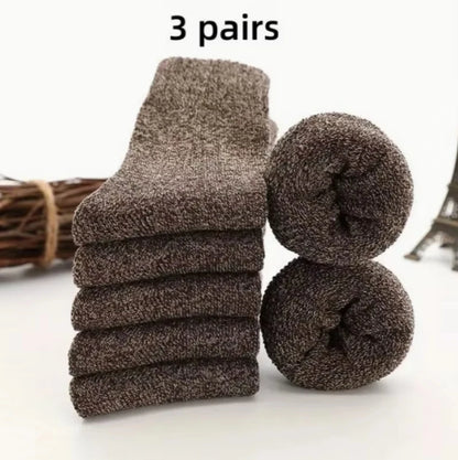 5 Pairs Of Men's Socks, Autumn And Winter Vintage Fun Fashion Athletic Socks, Sports Trend Socks