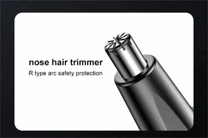 Nose Hair Trimmer For Nose AndEar Hair Metal Shaver Electric Shaver Trim Nose Hair For Women And Men