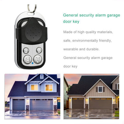 Metal Push Button Remote Control Transmitter ABCD / Lock Unlock 4Button 433MHz Universal 4 Buttons Garage Door Opener Remote