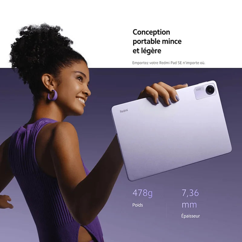 Versión global Xiaomi Redmi Pad SE Tablet 11 pulgadas Pantalla FHD 90Hz Plataforma móvil Snapdragon 680 Batería de 8000 mAh Mi Pad