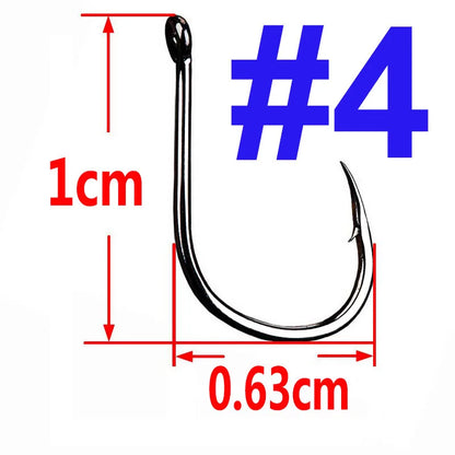 100/50/25 pcs Iseama Carp Fishing Hook Offset Circle Hook Single Fly Fishing Jig Hook Barbed sea Fishhook Tackle Accessories