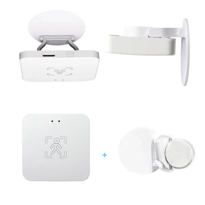 Detector de presencia humana Tuya Zigbee Smart Life MmWave Radar PIR Sensor de movimiento con detección de distancia de luminancia Monitor de respiración