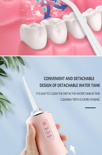 Xiaomi MIJIA Smart Electric Oral Irrigator Water Flosser USB Charging 4 Jets 3 Modes Water Jet Irrigator Dental Teeth Cleaner