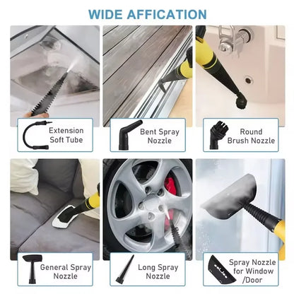 2025 Commercial Household Cleaning Machine Handheld High Temperature Steam Cleaning Machine Multifunctional Cleaner Oil Cleaning