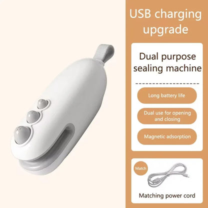 Xiaomi Sealer Food Bag Portable Plastic Bags Sealing Machine Thermoplastic Bag Sealants Handheld Food Packaging Heat Sealer Home