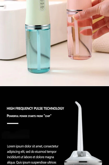 Xiaomi MIJIA Smart Electric Oral Irrigator Water Flosser USB Charging 4 Jets 3 Modes Water Jet Irrigator Dental Teeth Cleaner